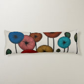 Mohnfeld Seitenschläferkissen (Rückseite)