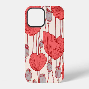 Mohnfeld-Tanz: Nahtlose Blumen-Rhapsodie iPhone 12 Hülle