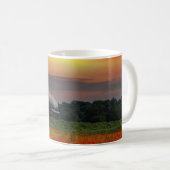 Mohnfeld und Dampflokomotive Kaffeetasse (VorderseiteRechts)