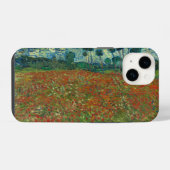 Mohnfeld - Vincent van Gogh iPhone Hülle (Rückseite (Horizontal))