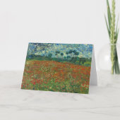 Mohnfeld | Vincent van Gogh Karte (Vorderseite)