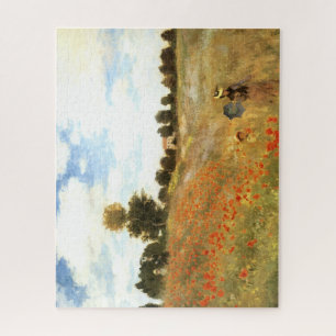 "Mohnfeld" von Monet Fine Art Jigsaw Puzzle