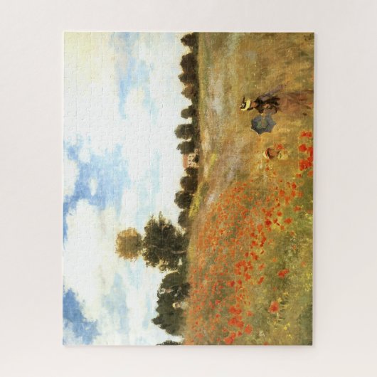 "Mohnfeld" von Monet Fine Art Jigsaw Puzzle (Vertikal)