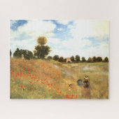 "Mohnfeld" von Monet Fine Art Jigsaw Puzzle (Horizontal)