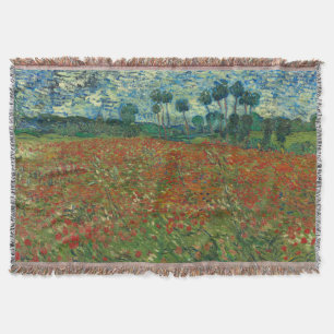 Mohnfeld von Vincent van Gogh Fine Art Decke