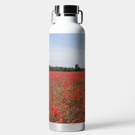 Mohnfeld - Wasserflasche Trinkflasche