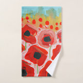 Mohnfelder Badhandtuch Set (Handtuch)