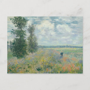 Mohnfelder bei Argenteuil (1875) von Claude Monet Postkarte