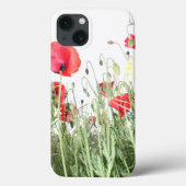 Mohnfelder Blume Sonnenblumen Herz Case-Mate iPhone Hülle (Rückseite)