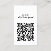 Mohnfelder Blume Sonnenblumen Herz Visitenkarte (Rückseite)