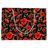 Mohnfelder Große Geschenktüte (Rückseite)