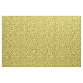Mohnfelder Grüne Mohnknospen auf gelbem Stoff (Fat Quarter (45,7 x 55,9 cm))