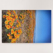 Mohnfelder in Kalifornien - Blume - 20x30 - 1014 S Puzzle (Horizontal)