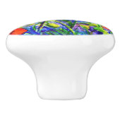 Mohnfelder Keramikknauf (Seitenansicht)