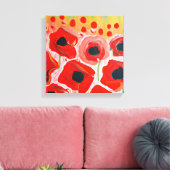 Mohnfelder Leinwanddruck (Insitu (Wohnzimmer))