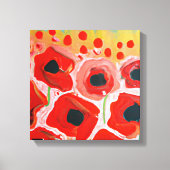 Mohnfelder Leinwanddruck (Vorderseite)