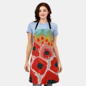 Mohnfelder Schürze (Getragen)