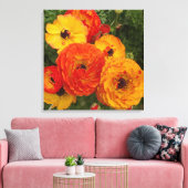 Mohnfotografie Stretched Canvas Print Leinwanddruck (Insitu (Wohnzimmer))