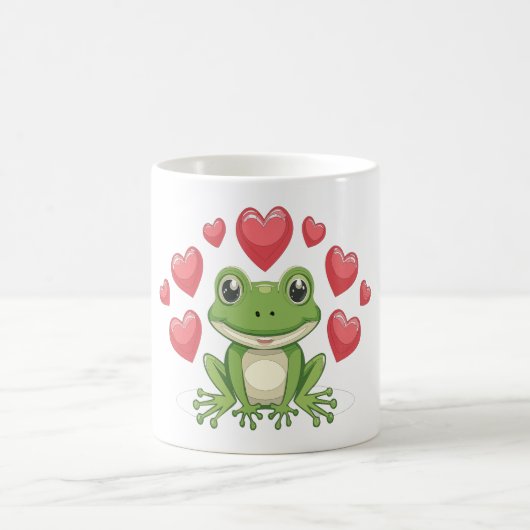 Mohnfrosch Kaffeetasse (Mittel)