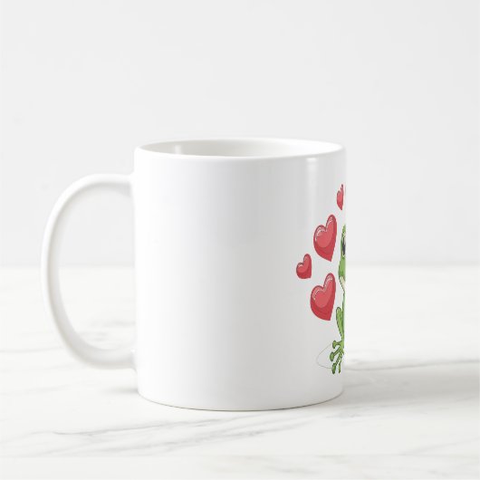 Mohnfrosch Kaffeetasse (Links)