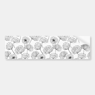 Mohngarten Autoaufkleber