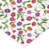 Mohngarten Blume Tischtuch Tischdecke (Schrägansicht)