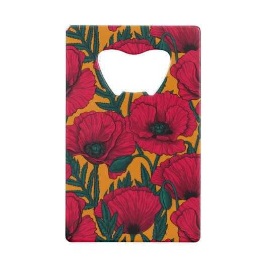 Mohngarten Geldbeutel Flaschenöffner (Rückseite)