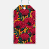 Mohngarten Geschenkanhänger (Rückseite)