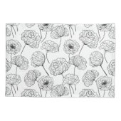 Mohngarten Kissenbezug (Rückseite)