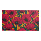 Mohngarten Kissenbezug (Rückseite-Rechts)