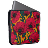 Mohngarten Laptopschutzhülle (Vorne Rechts)