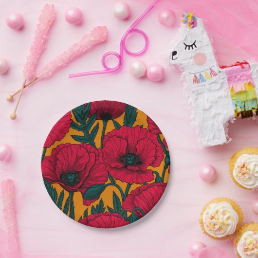 Mohngarten Pappteller (Party)