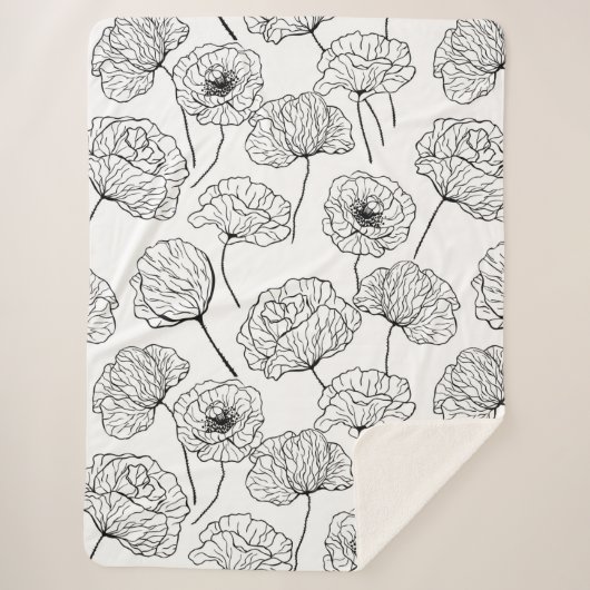 Mohngarten Sherpadecke (Vorderseite)