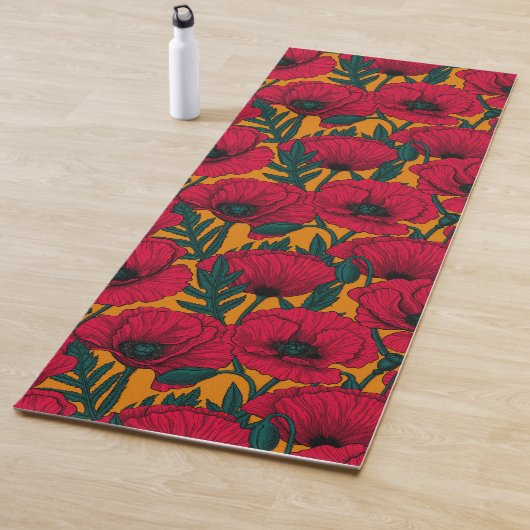 Mohngarten Yogamatte (Beispiel)