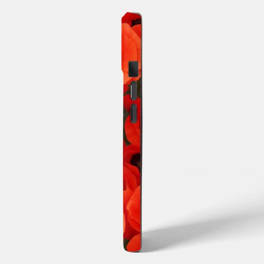 Mohngestylte Blume Case-Mate iPhone Hülle (Rückseite / Links)