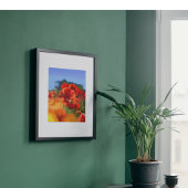 Mohnhaus - Ölmalerei Fotodruck