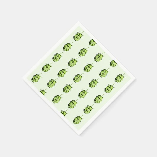 Mohnhops Party Serviette (Ecke)