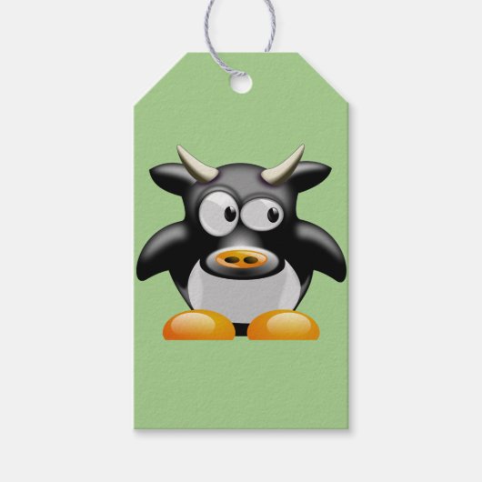 Mohnhühner Geschenkanhänger (Vorderseite)