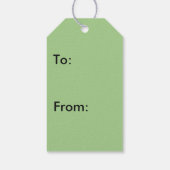 Mohnhühner Geschenkanhänger (Rückseite)