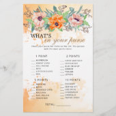 Mohnische Blume, was in deinem Geldbeutel ist (Vorderseite)