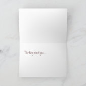 Mohnkarte aus Kupfer und Rahm Karte (Innenseite)