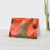 Mohnkarte Karte (Vorderseite)