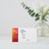 Mohnkarte Visitenkarte (Stehend Vorderseite)