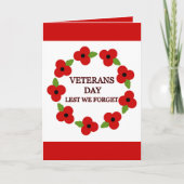 Mohnkranz - Karte (Vorderseite)