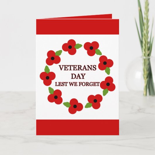 Mohnkranz - Karte (Vorderseite)