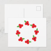 Mohnkranz Postkarte (Vorne/Hinten)