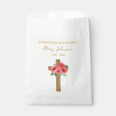 Mohnkreuz-Bestattungs-Beutel Geschenktütchen (Vorderseite)