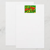 Mohnkunst Briefpapier (Vorne/Hinten)