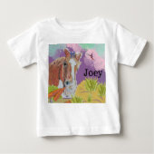 Mohnlächeln Baby T-shirt (Vorderseite)