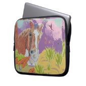 Mohnlächeln Laptopschutzhülle (Vorderseite Links)